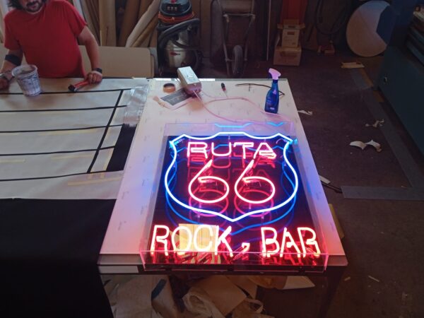 Neon "Ruta 66"