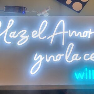 Letras de neon de Wilbby